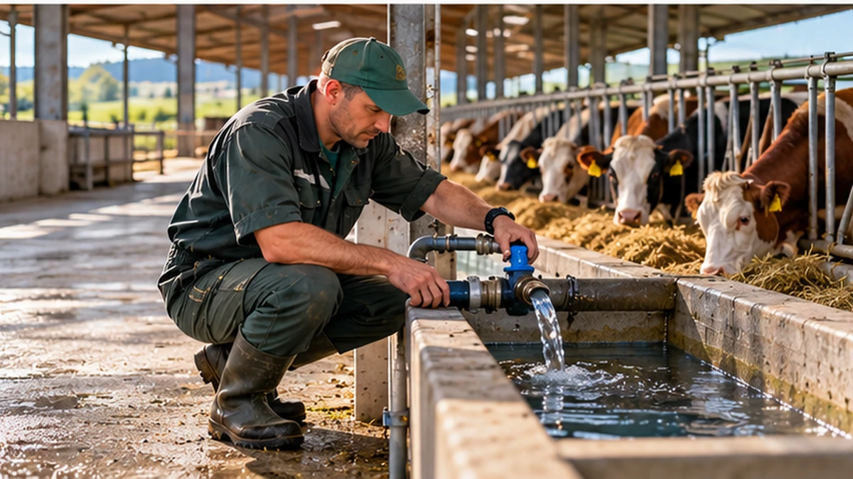 Практическа задача за ефективно използване на вода в животновъдно стопанство